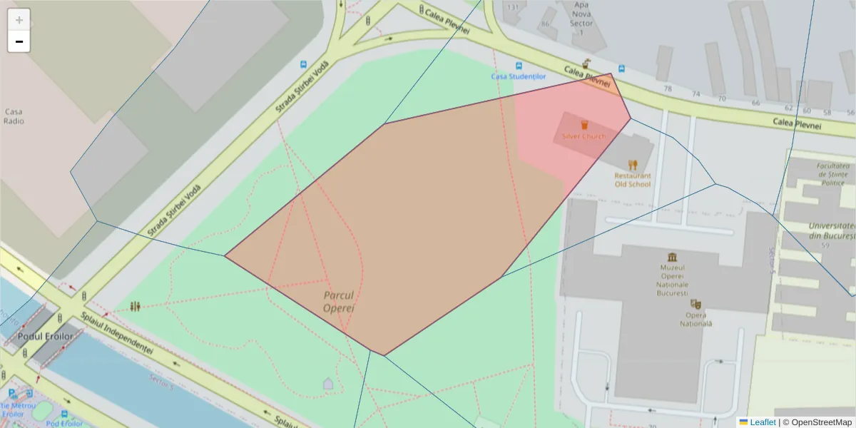 Hartă a codului poștal  și a codurilor poștale învecinate