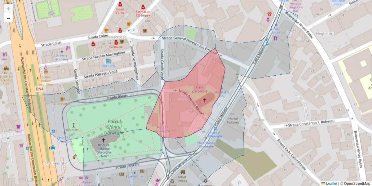 Hartă a codului poștal  și a codurilor poștale învecinate