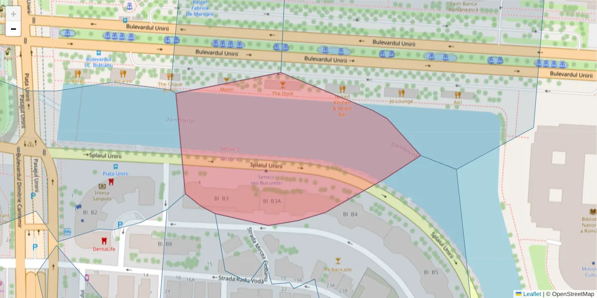 Hartă a codului poștal  și a codurilor poștale învecinate