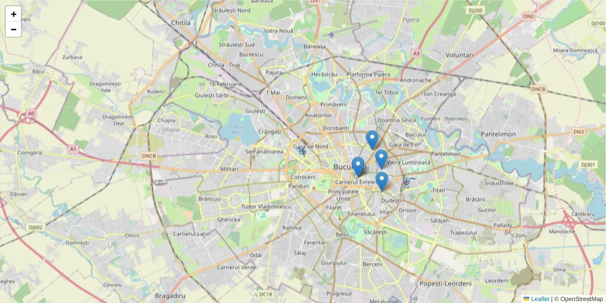 Hartă a codului poștal  și a codurilor poștale învecinate