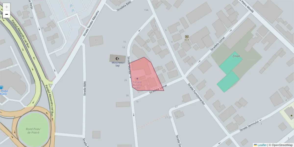 Hartă a codului poștal  și a codurilor poștale învecinate