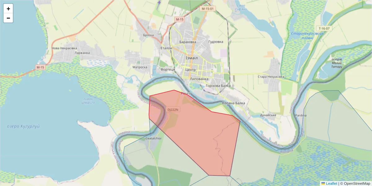 Hartă a codului poștal  și a codurilor poștale învecinate