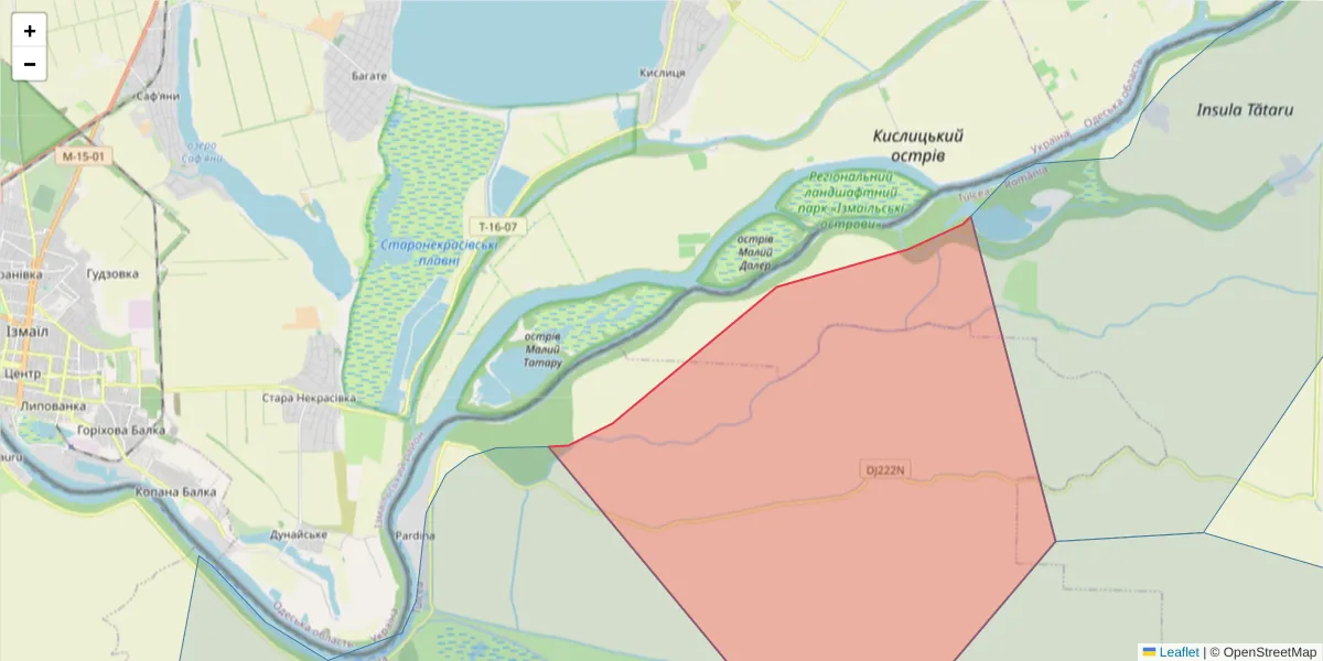 Hartă a codului poștal  și a codurilor poștale învecinate