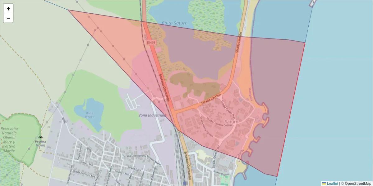 Hartă a codului poștal  și a codurilor poștale învecinate