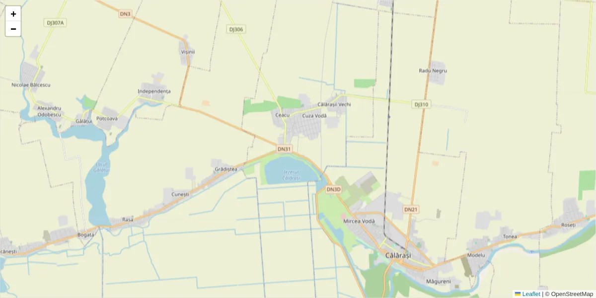 Hartă a codului poștal  și a codurilor poștale învecinate