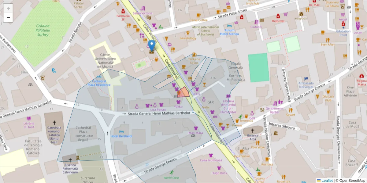 Hartă a codului poștal  și a codurilor poștale învecinate