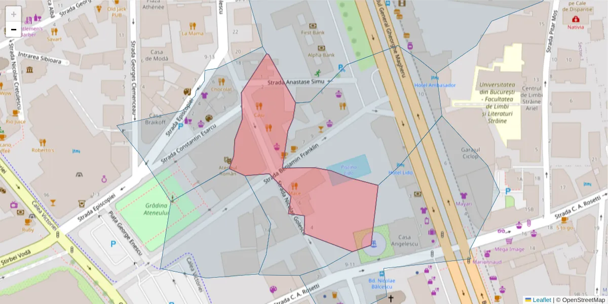 Hartă a codului poștal  și a codurilor poștale învecinate