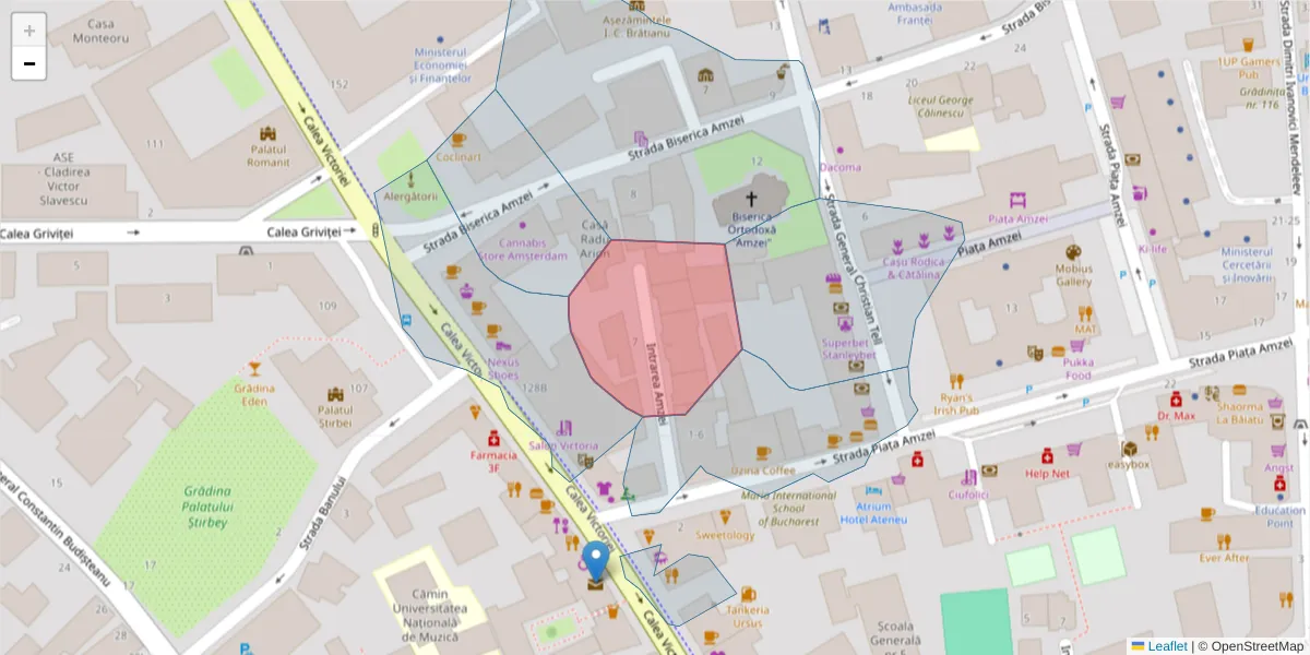 Hartă a codului poștal  și a codurilor poștale învecinate