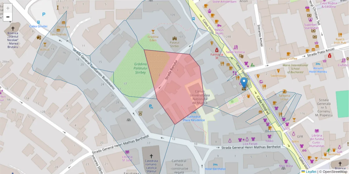 Hartă a codului poștal  și a codurilor poștale învecinate