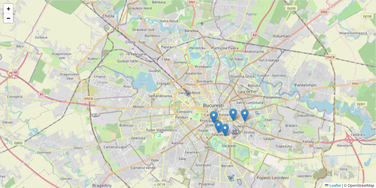 Hartă a codului poștal  și a codurilor poștale învecinate