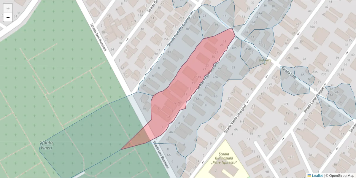 Hartă a codului poștal  și a codurilor poștale învecinate