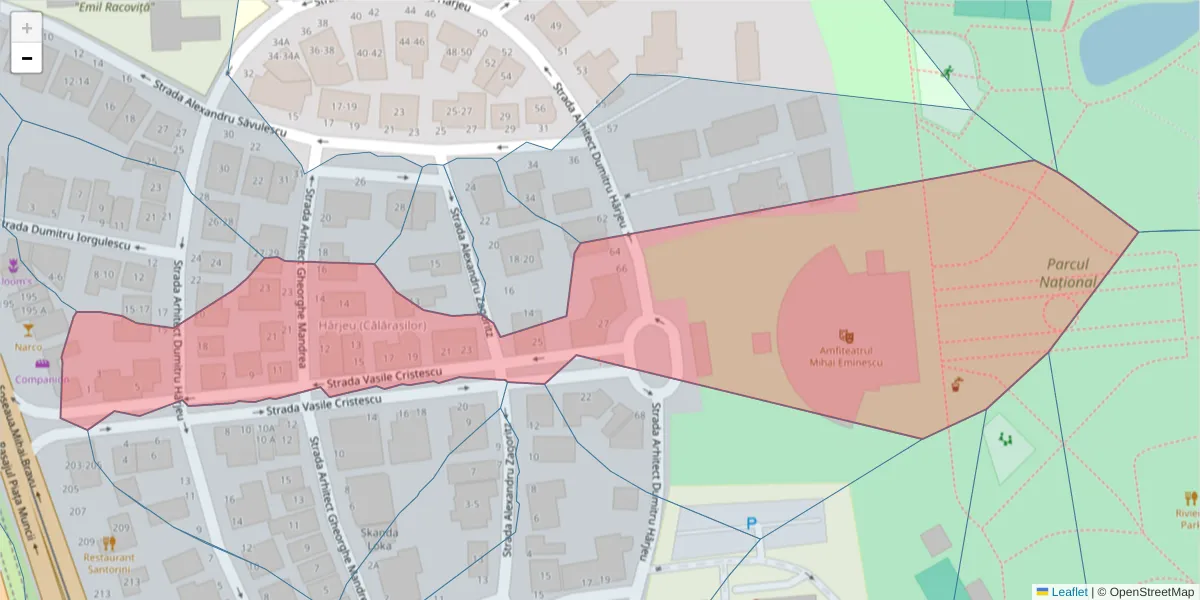 Hartă a codului poștal  și a codurilor poștale învecinate
