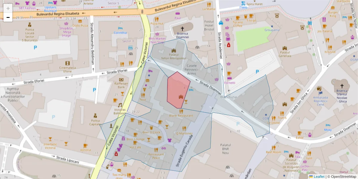 Hartă a codului poștal  și a codurilor poștale învecinate