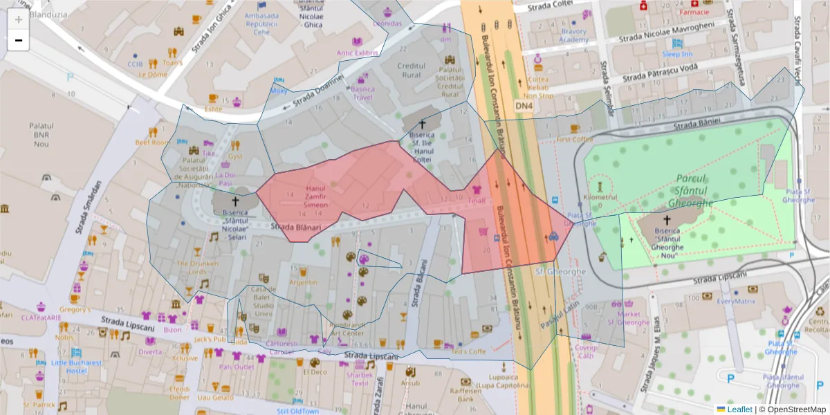 Hartă a codului poștal  și a codurilor poștale învecinate