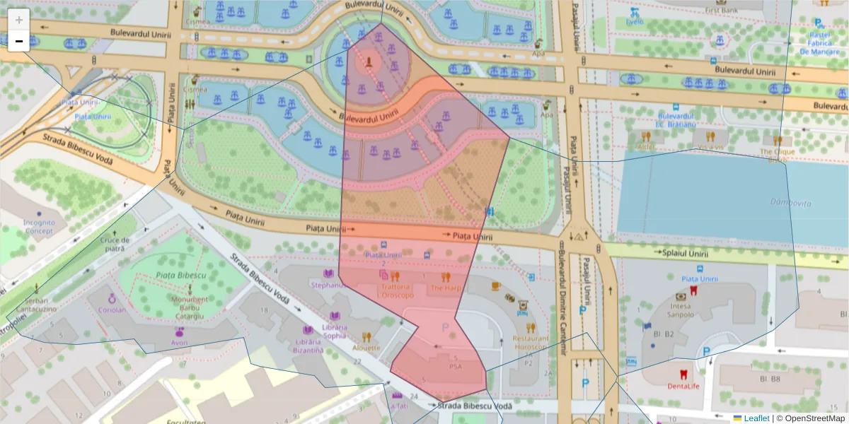 Hartă a codului poștal  și a codurilor poștale învecinate