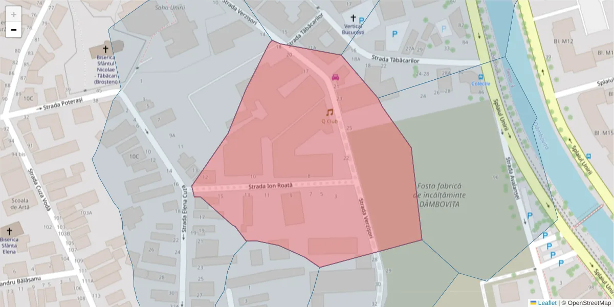 Hartă a codului poștal  și a codurilor poștale învecinate