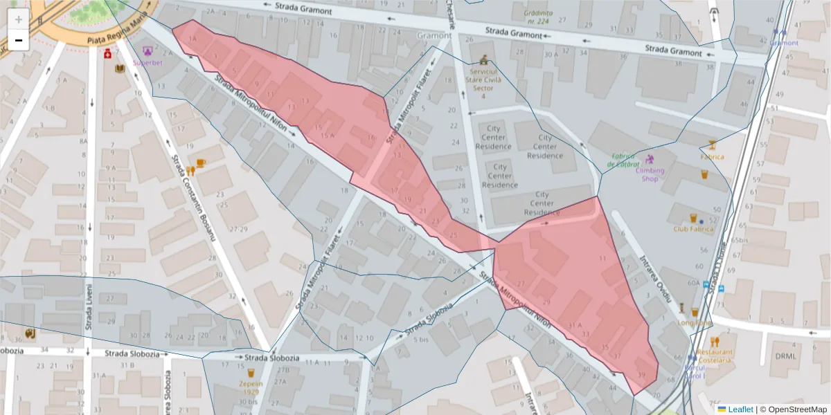 Hartă a codului poștal  și a codurilor poștale învecinate
