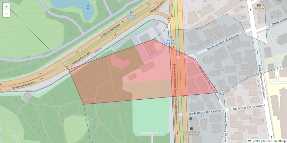 Hartă a codului poștal  și a codurilor poștale învecinate