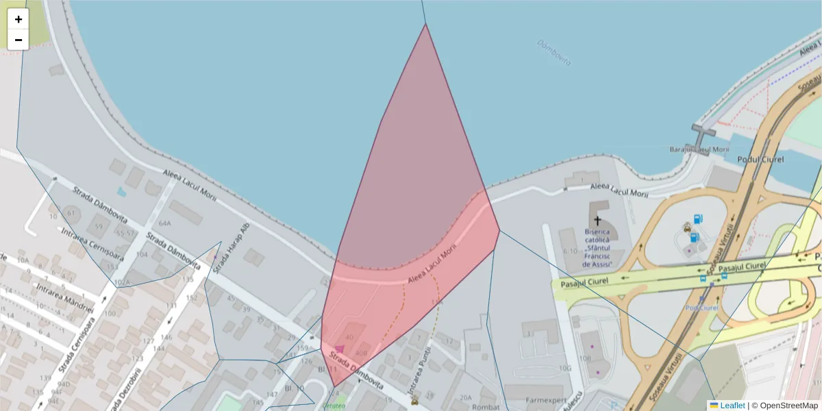 Hartă a codului poștal  și a codurilor poștale învecinate